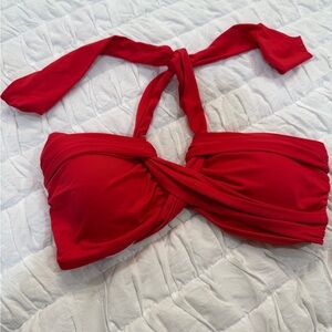 Everything But Water - Seafolly Vibrant Red Bikini Top
Size 12 / 34-36 D